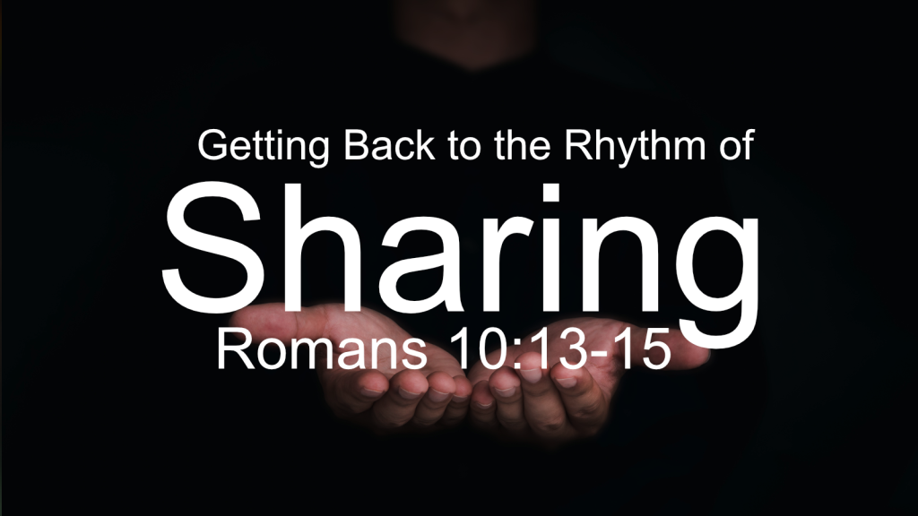 Getting Back to the Rhythm of Sharing