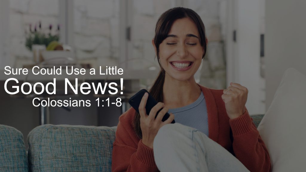 Sure Could Use A Little Good News